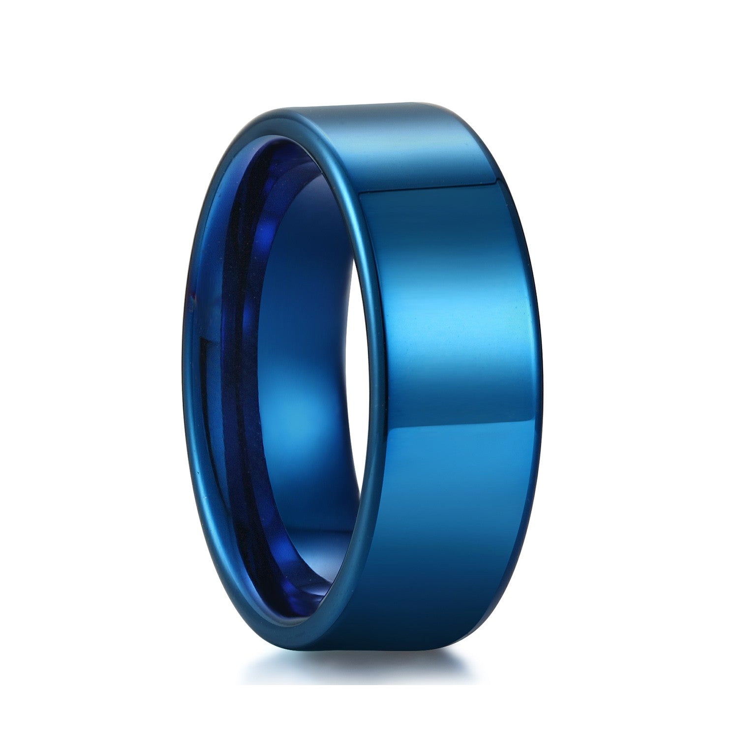 Blue on sale metal ring