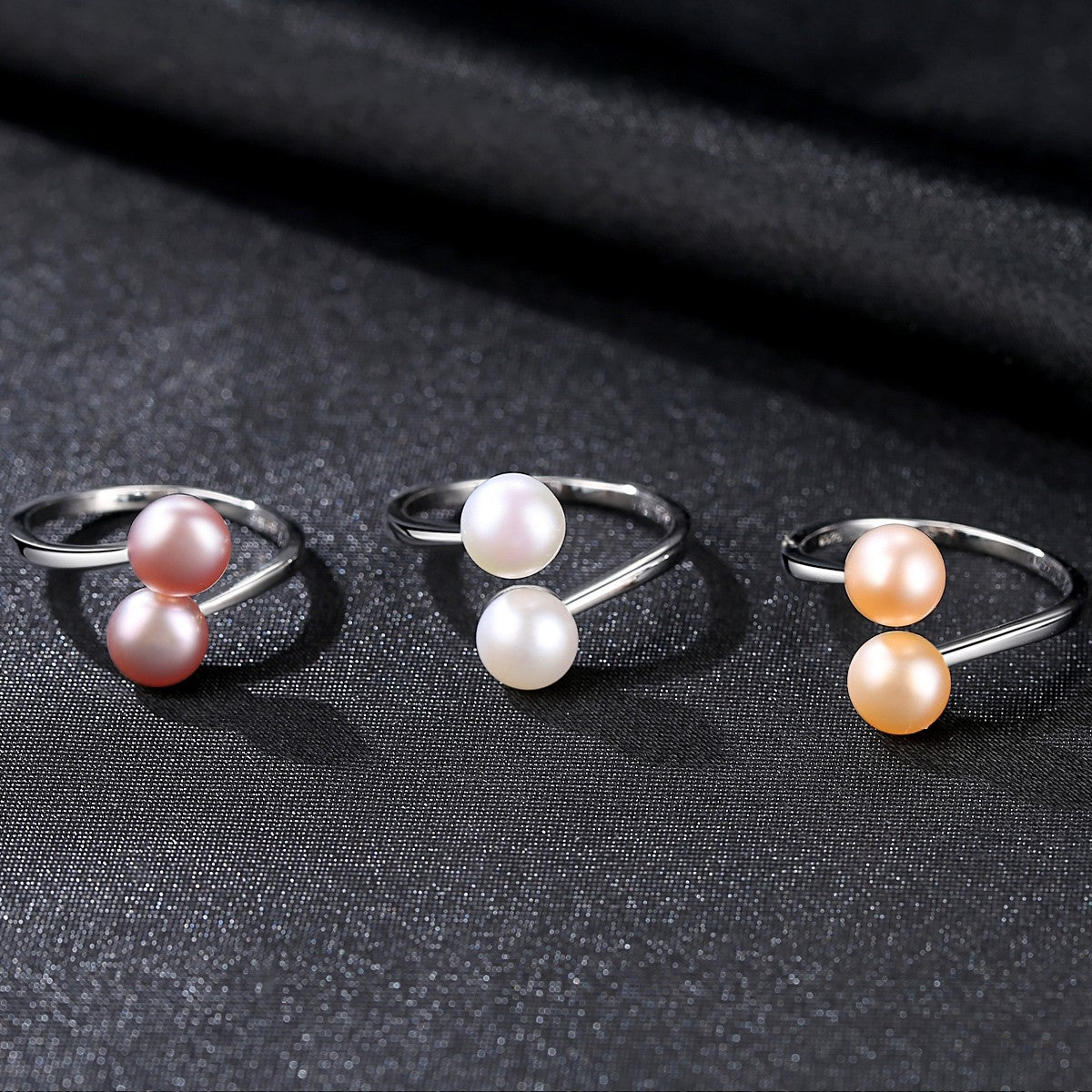 Natural Pearl Ring,Valentine's Gift,Rings for Girls,925 Silver,All Size 3  to 14 | eBay